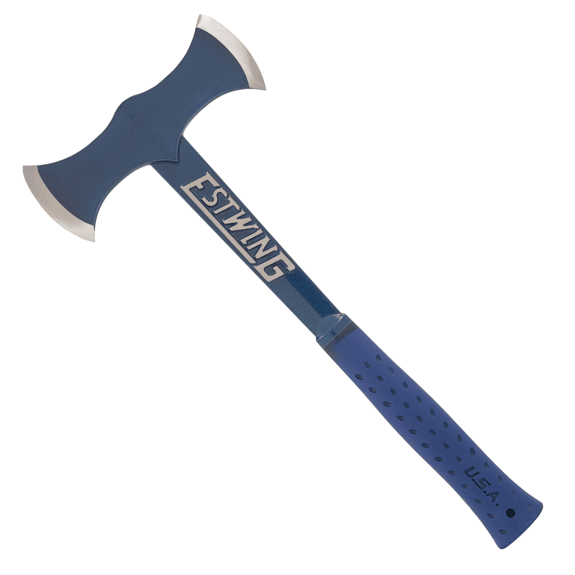 Black Eagle Double Bit Axe (Blue) - Estwing